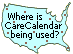 Map of all calendars